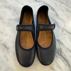 Monoprix Premium Mary Jane Ballet Flats Size 37 Navy